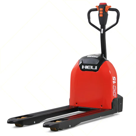 Titel: Kompakt el-palleløfter CBD15J-LI3 – 1500 kg med lithium batteri

Alt-tekst: Elektrisk palleløfter fra Heli med aftageligt lithium-ion batteri – nem at manøvrere

Beskrivelse: CBD15J-LI3 er en let og kompakt el-palleløfter med vedligeholdelsesfrit lithium batteri – ideel til små lagre og daglig pallehåndtering. Elpalleløftere