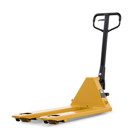 Titel: Manuel palleløfter med quickløft – 2500 kg fra Cat Lift Trucks

Alt-tekst: Effektiv palleløfter med quickløft og 1150x160 mm gafler – til lager og butik

Beskrivelse: Denne manuelle palleløfter fra Cat Lift Trucks har quickløft-funktion og en kapacitet på 2500 kg. Med kompakte gafler (1150 x 160 mm) og blød styring er den ideel til hurtig og ergonomisk pallehåndtering i erhvervsmiljøer.